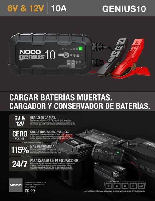 6V/12V 10 Ampere Batterieladegerät
