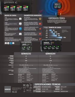 Cargador batería 6V/12V 4 entradas 8 amp