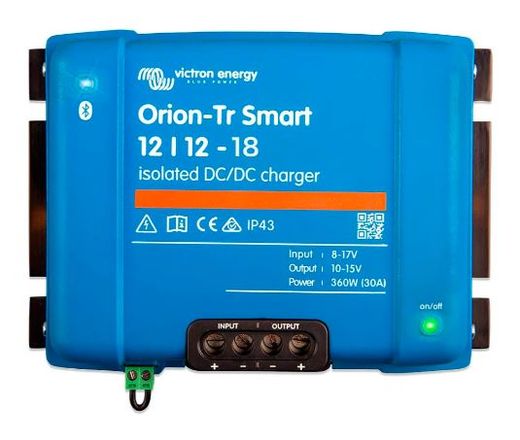 Cargador Booster Orion-Tr Smart 12/12-18A Aislado CC/CC Bluetooth Victron Energy