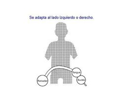 Ceinture de sécurité arrière automatique avec 2 points d'ancrage