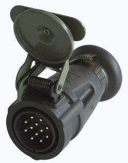 12-poliger/24-V-Stecker mit weiblichen Kontakten