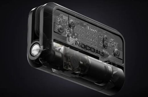 5-Ampere-tragbarer Lithium-Luftkompressor.