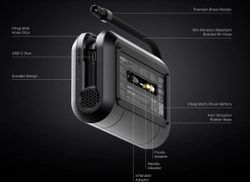 5-Ampere-tragbarer Lithium-Luftkompressor.