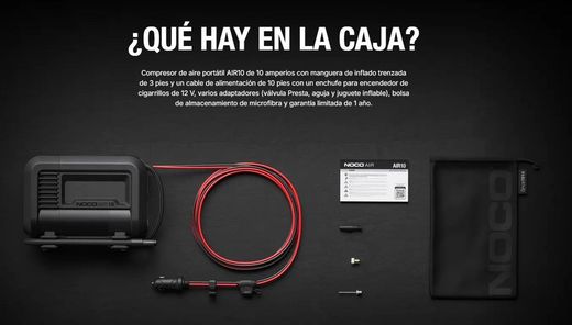 Compresor De Aire Portátil NOCO Air10 Ultrarápido De 10a - 60psi