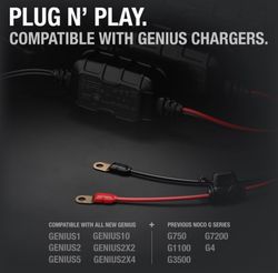 Connecteur rapide NOCO pour chargeur 16awg 20amp