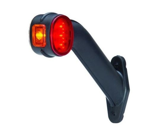 Buzina de folga de LED esquerda com suporte de borracha