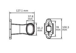 Cuerno De Gálibo LED Con Soporte De Goma