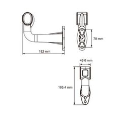 Cuerno De Gálibo LED Izquierdo 3 Funciones