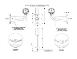 Cuerno De Gálibo LED Izquierdo