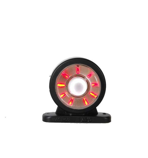 Cuerno de gálibo LED blanco y rojo 99-0516 - Was