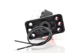 LED-Positionsleuchte vorne und hinten, Hupe weiß-rot