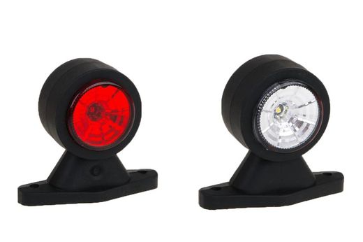Buzina de liberação de LED curta branca e vermelha FT-009ALED - Fristom