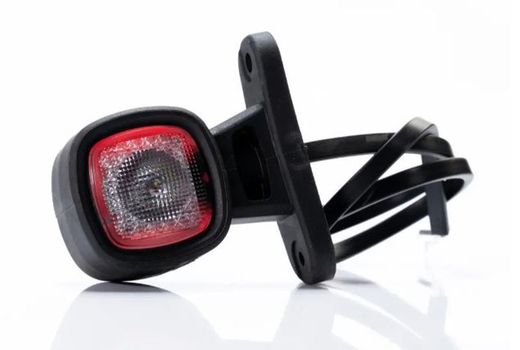 Weiß-Rote LED-Hupe Rechts-Links