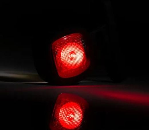 Weiß-Rote LED-Hupe Rechts-Links