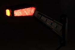 Rechte LED-Hupe mit Positionsanzeige hinten, vorne und seitlich