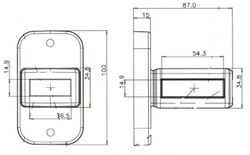 Cuerno de gálibo LED derecho e izquierdo blanco, rojo y ámbar 99-1169 - Was