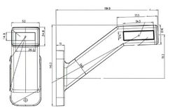 Cuerno de gálibo LED izquierdo blanco, rojo y ámbar 99-1171I - Was