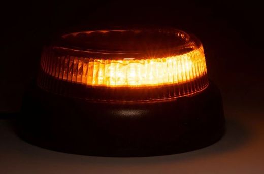 Blinkende, feststehende, flexible LED-Leuchte 12/24 V, gelb, Doppelblinker