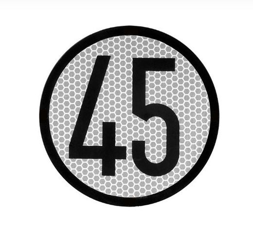 Disque métallique limitant la vitesse à 45 km/h PETIT