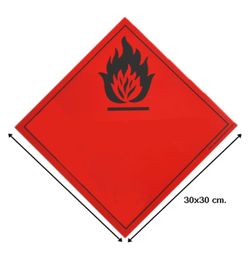Classe di etichetta di pericolo adesiva