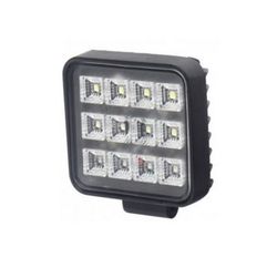 Faro de trabajo cuadrado con 12 LEDS más interruptor FT-052