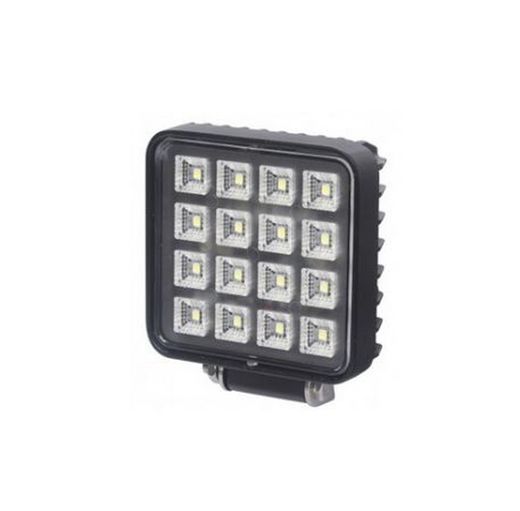 Faro de trabajo cuadrado con 16 LEDS más interruptor FT-054