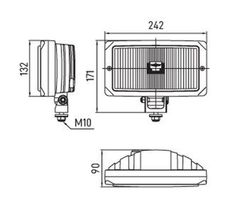 Faro Antiniebla Con Luz De Posición