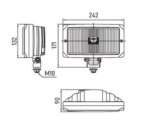 Faro Antiniebla Con Luz De Posición