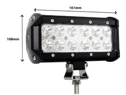 Faro barra led-doble fila - 161,1mm WLO602 - M-Tech