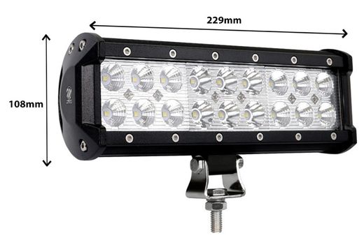 Faro barra led-doble fila - 229,3mm WLO603 - M-Tech