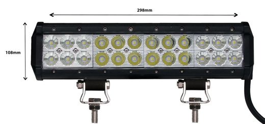 Faro barra led-doble fila - 302mm WLO604 - M-Tech