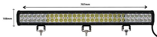 Faro barra led-doble fila - 706,7mm WLO610 - M-Tech