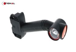 Phare combiné à LED Cl2 noir - R149 pour véhicules utilitaires et chariots élévateurs.