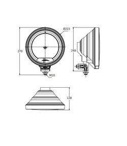 Fernlicht-CR-Scheinwerfer