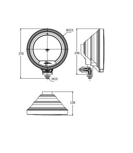 Fernlicht-CR-Scheinwerfer