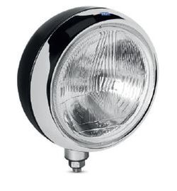 Faro De Largo Alcance H4 Oscar Con Aro De Acero Inoxidable