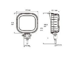 Faro De Trabajo LED 9/32v 2160 Lum2