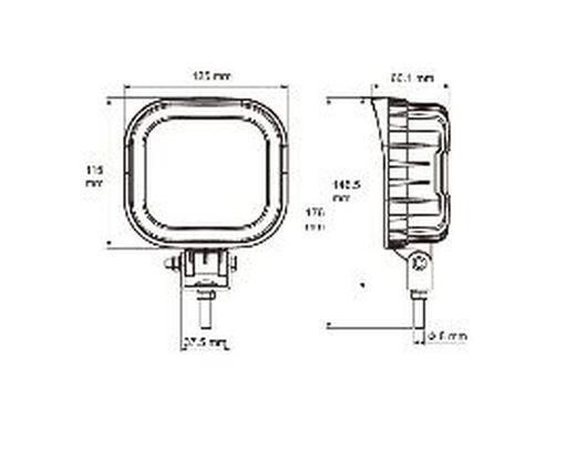 Faro De Trabajo LED 9/32v 2160 Lum2