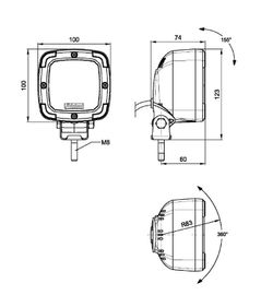 Faro De Trabajo LED De 4100 Lumenes - Luz Larga