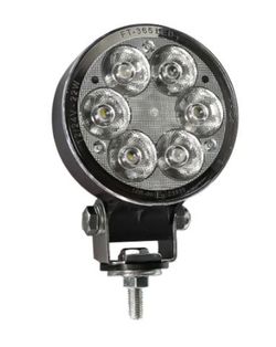 Lampe de travail à LED ronde à lumière diffuse