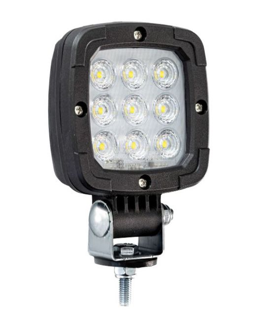 Faro de trabajo led slim cuadrado 1400 lúmenes 12-36v con 2 funciones: iluminación y marcha atrás