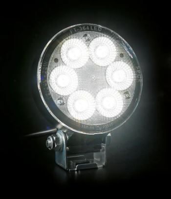 Faro de trabajo led slim redondo 1500lm de flujo luminoso ancho