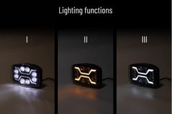 Faro de Largo Alcance Con Posición y Estroboscópica - Modelo Spider