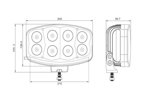 FT-3413 LED-Fernscheinwerfer