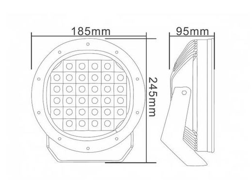 Faro de largo alcance con DRL de LED FT-3411
