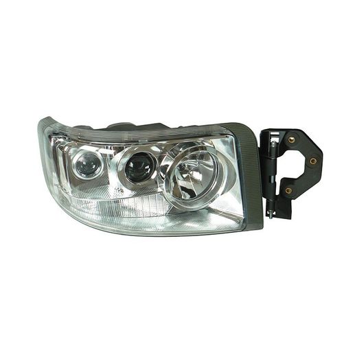 Faro anteriore destro cromato per Renault VI Premium (2006-) con fendinebbia