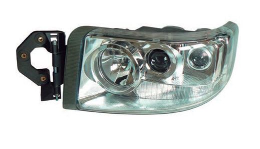 Faro Delantero Rvi Premium (060-) Cromado Izquierdo Con Antiniebla