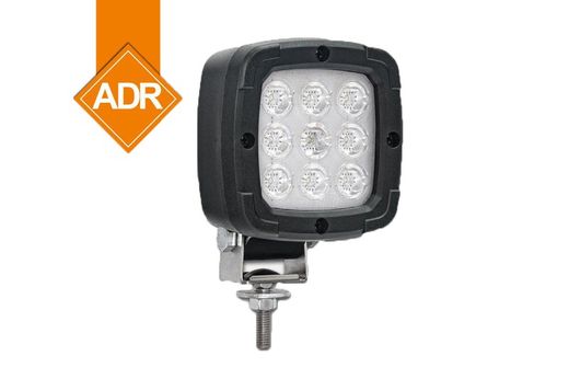 Faro de trabajo cuadrado con 9 LEDS homologado ADR FT-036LED - Fristom