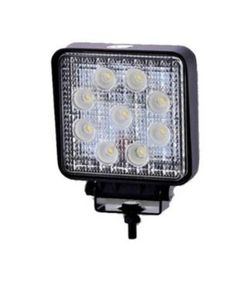 Lampada da lavoro 9 LED quadrata 12-90 V