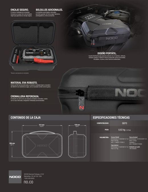 Funda protectora GB70 hd